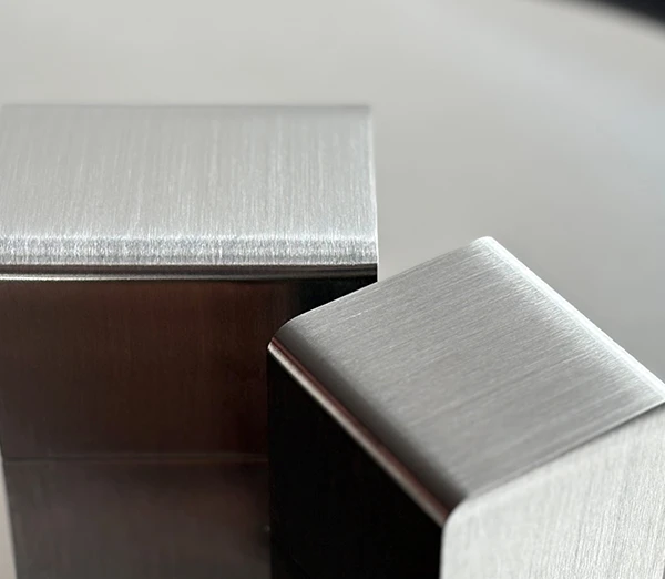 Stainless steel satin finishing