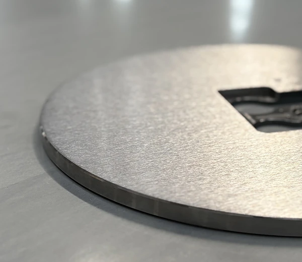 Aluminium satin finishing